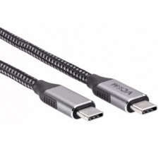 кабели VCOM CU420M-1M Кабель USB3.2 Gen2X2, CM->CM, 20Gbs, 100WT, 4KX60Hz, All shell, 1m