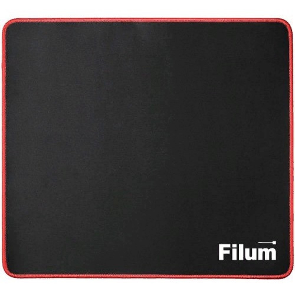 коврики Filum FL-MP-S-GAME Коврик игровой для мыши, серия- Bulldozer, черный, оверлок, размер “S”- 250*200*3 мм, ткань+резина.