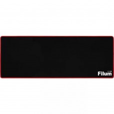 коврики Filum FL-MP-XL-GAME Коврик игровой для мыши, серия- Bulldozer,  черный, оверлок, размер “XL”- 900*450*3 мм, ткань+резина.