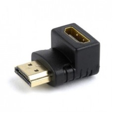 переходник Cablexpert Переходник HDMI-HDMI 19F/19M, угловой  соединитель 90 градусов, золотые разъемы (A-HDMI90-FML)