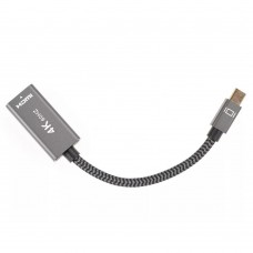 Переходник Telecom <TA565> Адаптер miniDP --> HDMI-F 0.15м ,  оплетка, 4K@60Hz 7958820049873