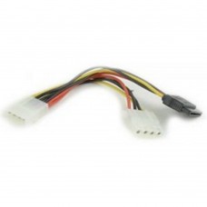 кабели Gembird/Cablexpert Кабель питания SATA, 15см, molex 4pin/molex4pin+sata 15pin, на 2 устр. (CC-SATA-PSY2)