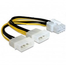 кабели Cablexpert Разветвитель питания 2xMolex->PCI-Express 8pin, для подключения в/к PCI-Е (8pin) к б/п ATX (CC-PSU-81)