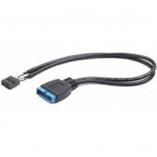 кабели Cablexpert Внутренний USB2 - USB3 кабель, 9pin/19pin, 0.3m (CC-U3U2-01)
