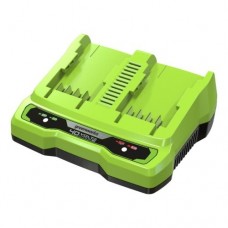 Аккумуляторы и зарядные устройства Greenworks G40UC8 Быстрое зарядное устройство для 2-х аккумуляторов,40V 2938807