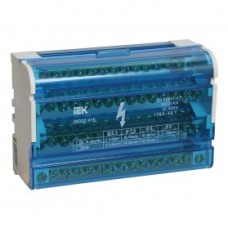 Принадлежности и аксессуары для шкафов Iek YND10-4-15-125 Шины на DIN-рейку в корпусе (кросс-модуль) ШНК 4х15 3L+PEN ИЭК