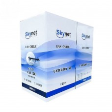 Кабель SkyNet Кабель FTP indoor, медный, FLUKE TEST, кат.5e, 2x2x0,46, однож., 305 м, box, серый CSL-FTP-2-CU