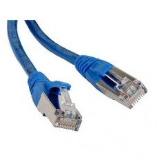 Патч-корд Hyperline PC-LPM-STP-RJ45-RJ45-C5e-0.5M-LSZH-BL Патч-корд F/­UTP, экранированный, Cat.5e, LSZH, 0.5 м, синий