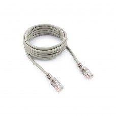 Коммутационный шнур Cablexpert Патч-корд UTP PP12-3M кат.5, 3м, литой, многожильный (серый)