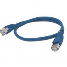 Коммутационный шнур Патч-корд Bion BPC-U5E101-2M-BL U/UTP, Cat.5e, AWG 26 (7/0,16мм), CCA, многожильный, PVC, 2м, синий