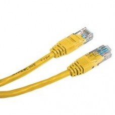 Коммутационный шнур Cablexpert Патч-корд UTP PP12-2M/Y кат.5, 2м, литой, многожильный (желтый)