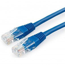 Коммутационный шнур Cablexpert Патч-корд медный UTP PP10-5M/B кат.5e, 5м, литой, многожильный (синий)