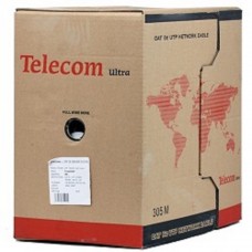 Кабель Telecom Кабель Ultra Base UTP кат.5e 4 пары (305м) (0.48mm) CCA серый TUS44048E