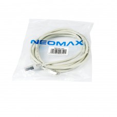 Неомакс Патч-корды NEOMAX (NM23001-030) Шнур коммут. FTP 3 м, cat.5е, серый, многожильный