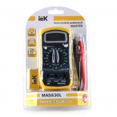 Инструменты Iek TMD-3L-830 Мультиметр цифровой  Master MAS830L IEK