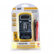 Инструменты Iek TMD-3L-838 Мультиметр цифровой  Master MAS838L IEK