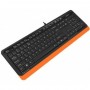 Клавиатура Клавиатура A-4Tech Fstyler FK10 ORANGE черный/оранжевый USB 1147534