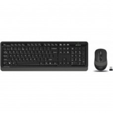 Клавиатура A-4Tech Клавиатура + мышь A4 Fstyler FG1010 GREY клав:черный/серый мышь:черный/серый USB беспроводная 1147570