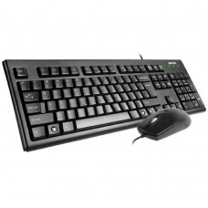 Клавиатура A-4TECH Клавиатура + мышь KRS-8372 клав:черный мышь:черный USB 477618