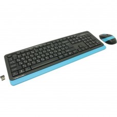 Клавиатура Клавиатура + мышь A4Tech Fstyler FG1010 клав:черный/синий мышь:черный/синий USB беспроводная Multimedia