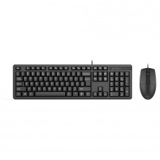 Клавиатура Клавиатура + мышь A4Tech KK-3330 клав:черный мышь:черный USB 1530249