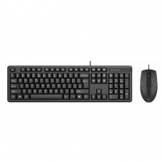 Клавиатура Клавиатура + мышь A4Tech KK-3330S клав:черный мышь:черный USB 1530250