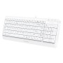 Клавиатура Клавиатура + мышь A4Tech Fstyler F1512 клав:белый мышь:белый USB (F1512 WHITE)