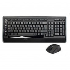 Клавиатура A-4Tech Клавиатура + мышь 9300F, беспроводная, черный, USB 618555