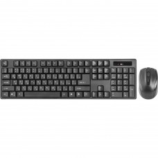 Клавиатура Defender Клавиатура + мышь C-915 RU  Black USB 45915 {Беспроводной набор, полноразмерный}