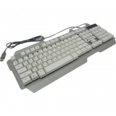 Клавиатура Dialog Gan-Kata Клавиатура KGK-25U SILVER USB, игровая, с трехцветной подсветкой клавиш, USB, серебристая