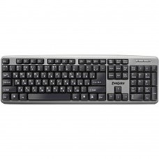 Клавиатуры Exegate EX264086RUS Клавиатура Exegate LY-401, <USB, серебристый корпус, 104кл, Enter большой> Color box