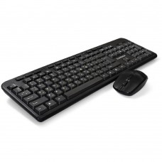 Клавиатуры Exegate EX286220RUS Комплект беспроводной ExeGate Professional Standard Combo MK240 (кл.115кл+мышь800/1200 4кн.+Scr,USB)
