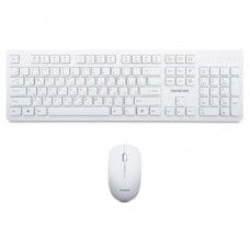 Клавиатуры, мыши Гарнизон Комплект клавиатура + мышь GKS-140, беспроводная, белый, 2.4 ГГц, 1600 DPI, USB, 