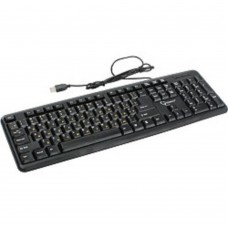 Клавиатура Клавиатура Gembird KB-8320U-Ru_Lat-BL, {черный, USB, кнопка переключения RU/LAT,104 клавиши}