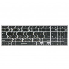 Клавиатура Клавиатура беспроводная Gembird KBW-2, {В комплекте нет адаптера Bluetooth, 4 устройства,106 кл., ножничный механизм, бесшумная}