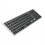 Клавиатура Клавиатура беспроводная Gembird KBW-2, {В комплекте нет адаптера Bluetooth, 4 устройства,106 кл., ножничный механизм, бесшумная}