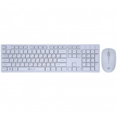 Клавиатура Клавиатура + мышь Oklick 240M White USB cordless slim Multimedia 1091258