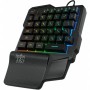 Клавиатура Игровой блок Oklick 701G IRON FIST черный USB for gamer LED {1196590}