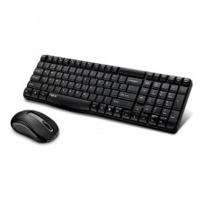 Клавиатура Клавиатура + мышь Rapoo X1800S клав:черный мышь:черный USB беспроводная 