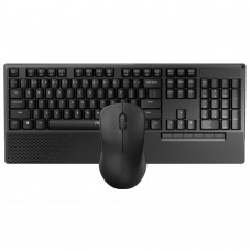 Клавиатура Клавиатура + мышь Rapoo X1960 клав:черный мышь:черный USB беспроводная 