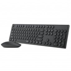 Клавиатура Клавиатура + мышь Rapoo X260S клав:черный мышь:черный USB беспроводная 