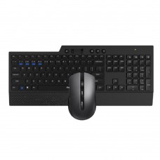 Клавиатура Клавиатура + мышь Rapoo 8200T клав:черный мышь:черный, USB беспроводная, slim