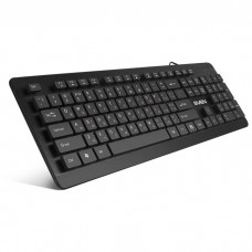 Клавиатура Клавиатура Sven KB-E5700H чёрная(104кл, USB-Hub*2, Slim, 12Fn,  островной тип кл.)