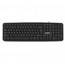 Клавиатура Клавиатура SVEN KB-S230 чёрная (104кл, каб. 2м)