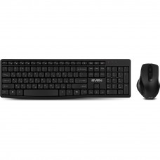 Клавиатура Беспроводной набор клавиатура+мышь SVEN KB-C3500W (2,4 GHz, 106 кл, 800-1600DPI)
