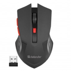 Мышь Defender Accura MM-275 RED USB 52276 {Беспроводная оптическая мышь, 6 кнопок, 800-1600 dpi }
