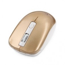 Мышь Gembird MUSW-400-G Gold USB { Мышь беспров., 3кн.+колесо-кнопка, 2.4ГГц, 1600 dpi, бесшумный клик}