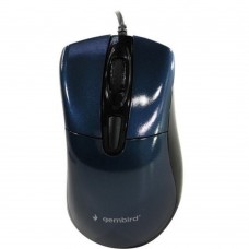 Мышь Gembird MOP-415-B {Мышь, USB, синий, 3кн.+колесо-кнопка, 2400DPI кабель 1.4м}