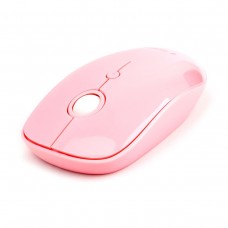 Мышь Мышь беспров. Gembird MUSW-390, 2.4ГГц, 2 кнопки + колесо кнопка,1000DPI розовый глянец