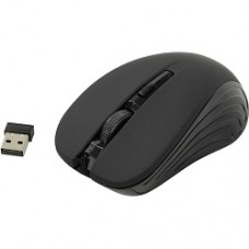 Мышь Oklick 545MW черный/черный оптическая (1600dpi) беспроводная USB (4but) 368626